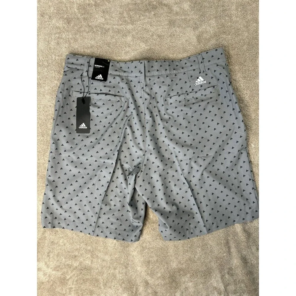 Adidas Ultimate365 Golf Shorts Men’s 38 Gray Stretch Performance NWT